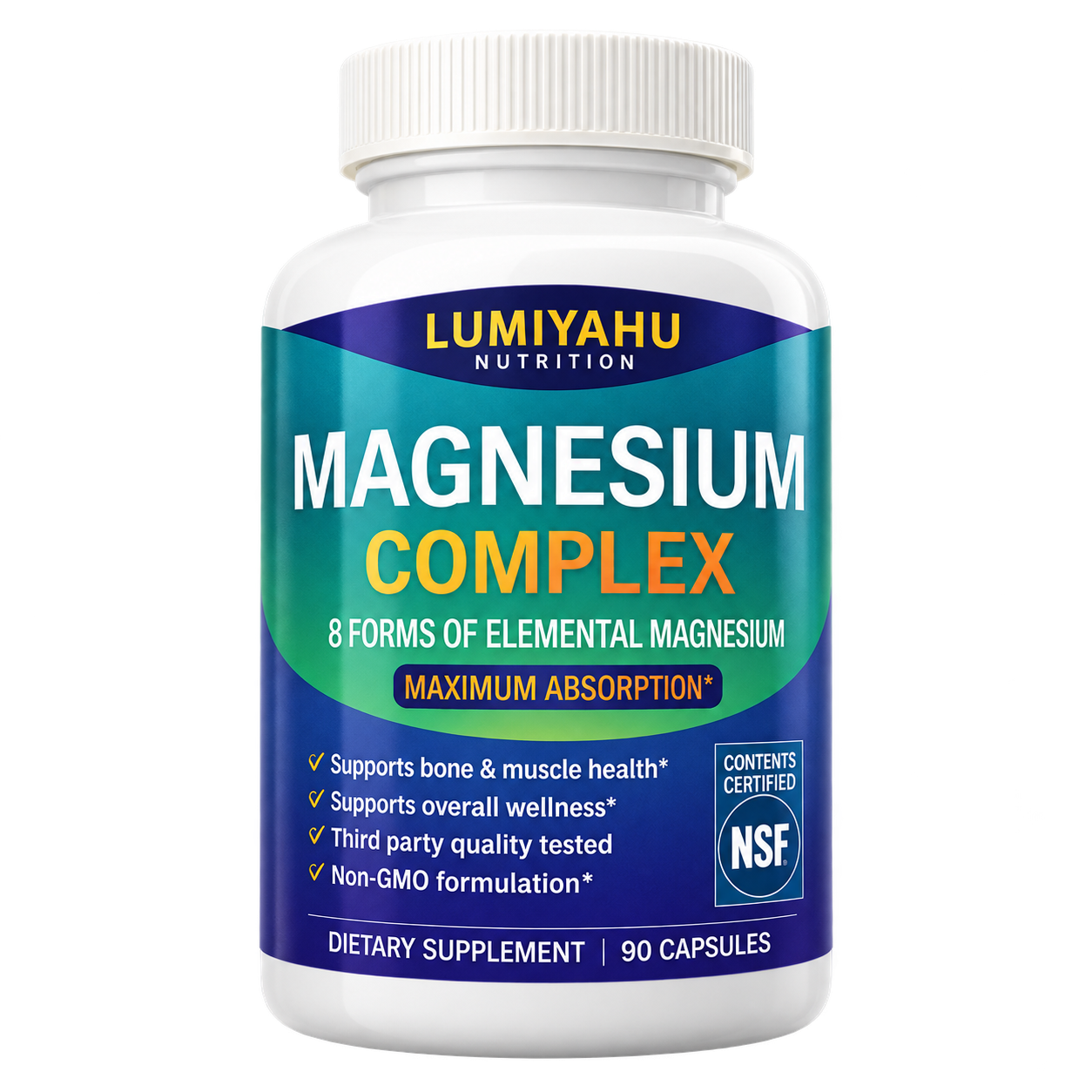 Lumiyahu Magnesium Complex 8 Essential Magnesium Supplement
